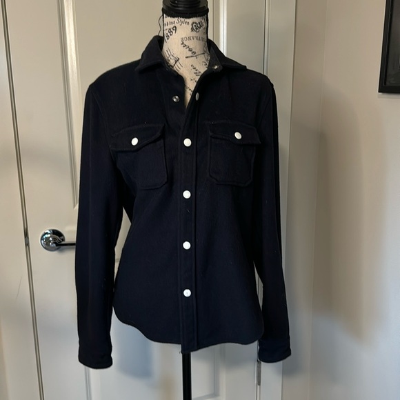 Armani’s exchange wool blend button up down top - Picture 1 of 11